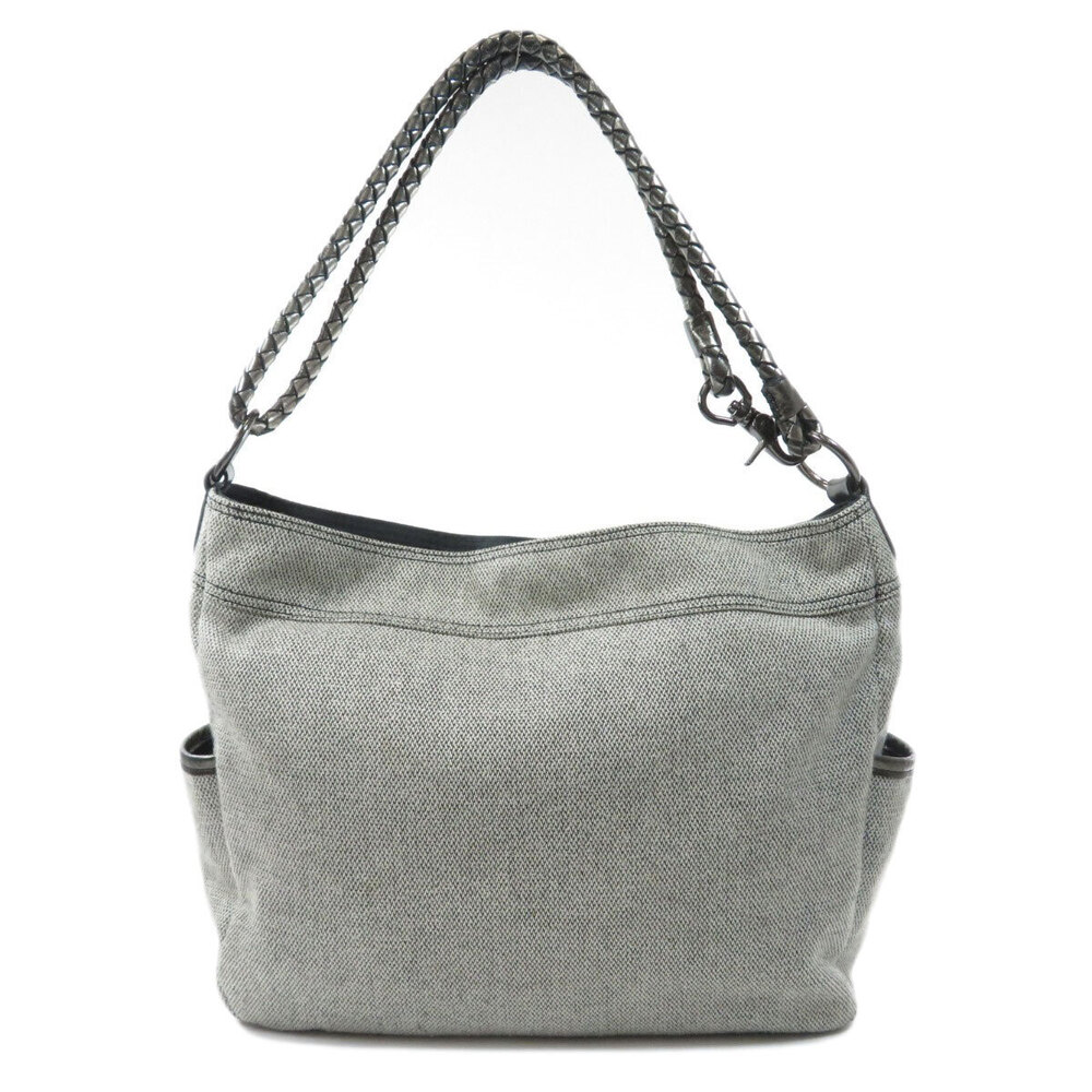 Burberry Label Blue Canvas Bag Shoulder